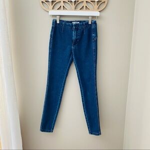 Free People Skinny Jeans Blue Sz 24